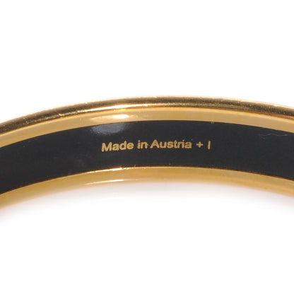 Hermes Enamel Printed Narrow Sun Moon Stars Bracelet 65 Bleu 5 of 5