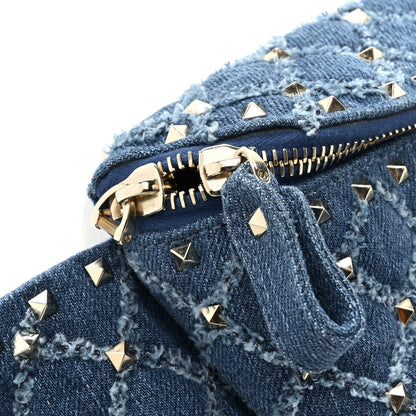 Valentino Garavani Denim Rockstud Spike Belt Bag Denim 11 of 11