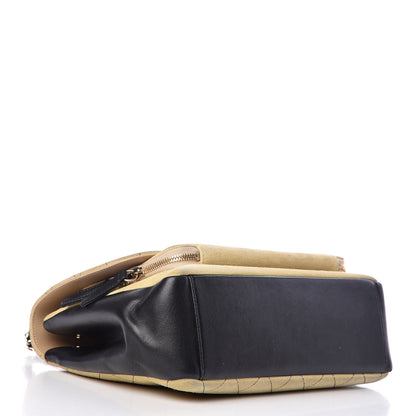 Chanel Suede Medium Business Affinity Flap Beige 4 of 13