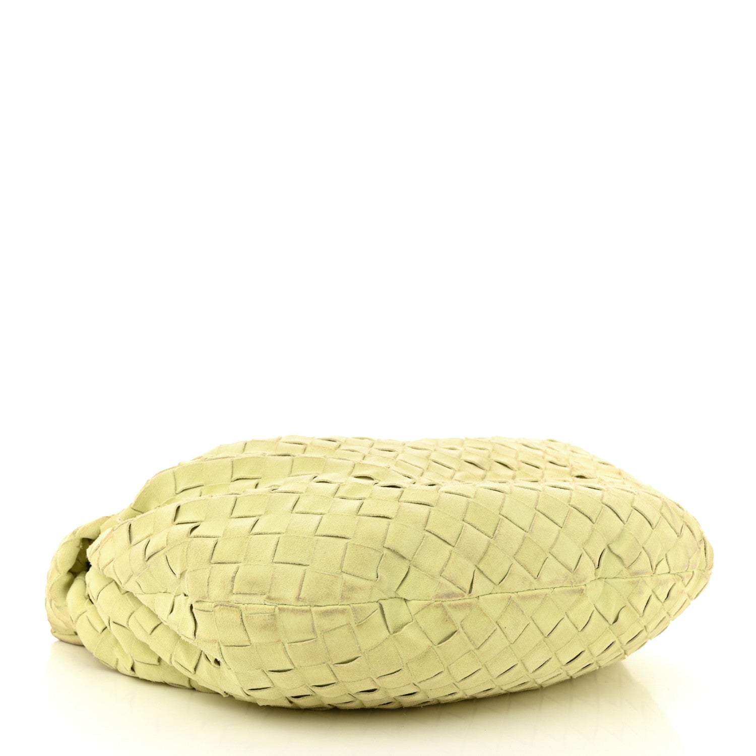 Bottega Veneta Suede Calfskin Intrecciato Teen Jodie Hobo Lemon Wash 4 of 11