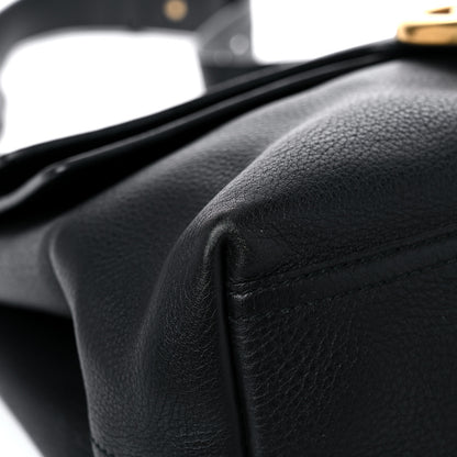 Gucci Calfskin Large GG Marmont Shoulder Bag Black 9 of 17