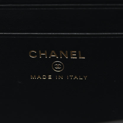 Chanel Caviar Quilted CC Filigree Vanity Clutch With Chain Black 6 of 11
