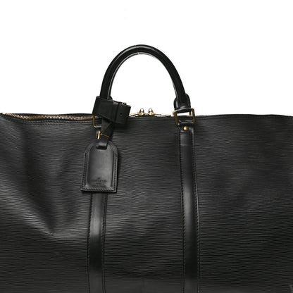 Louis Vuitton Epi Keepall 50 Black 7 of 12