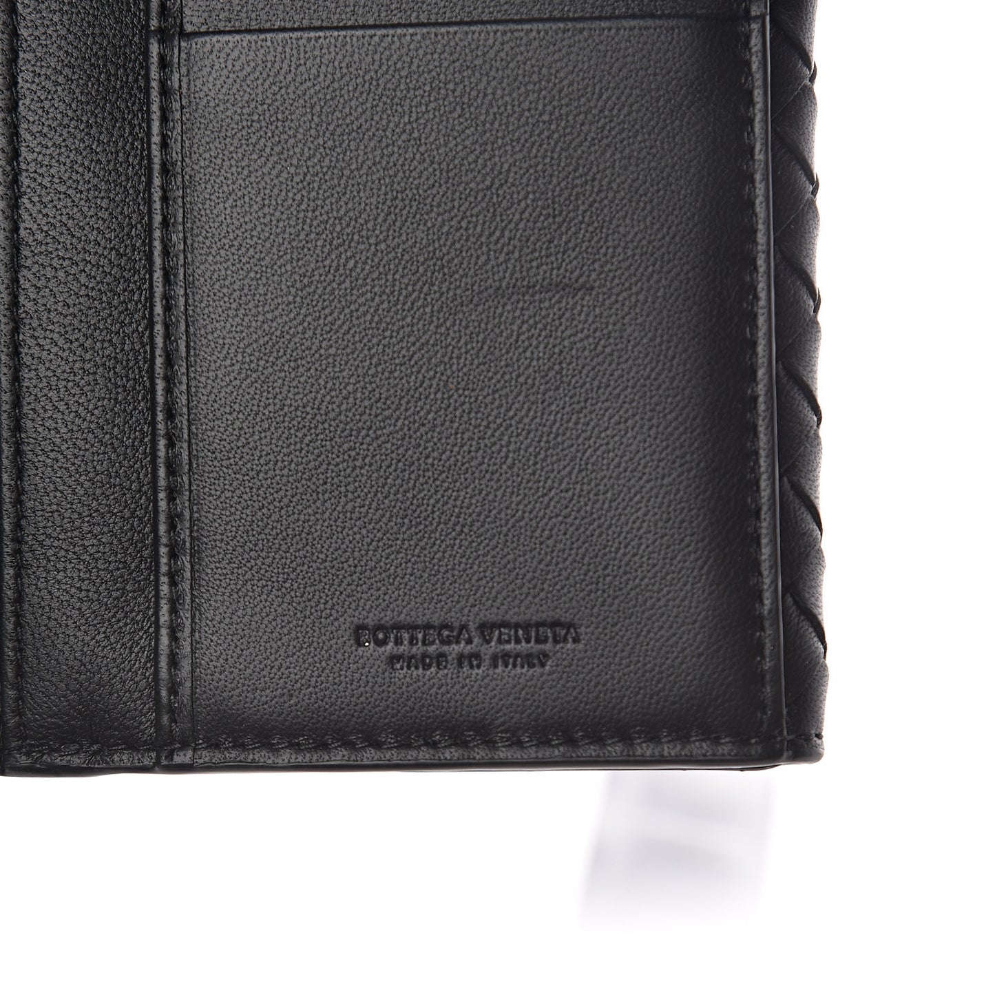 Nappa Intrecciato Continental Wallet Black