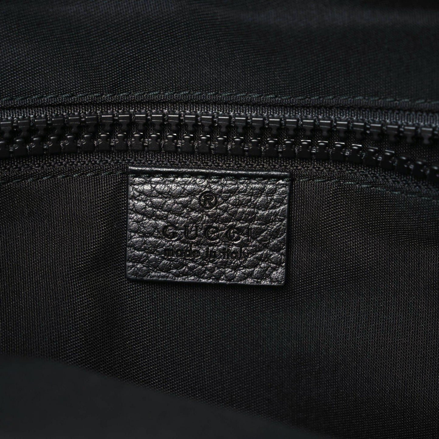 Nylon Monogram Medium Flat Messenger Bag Black