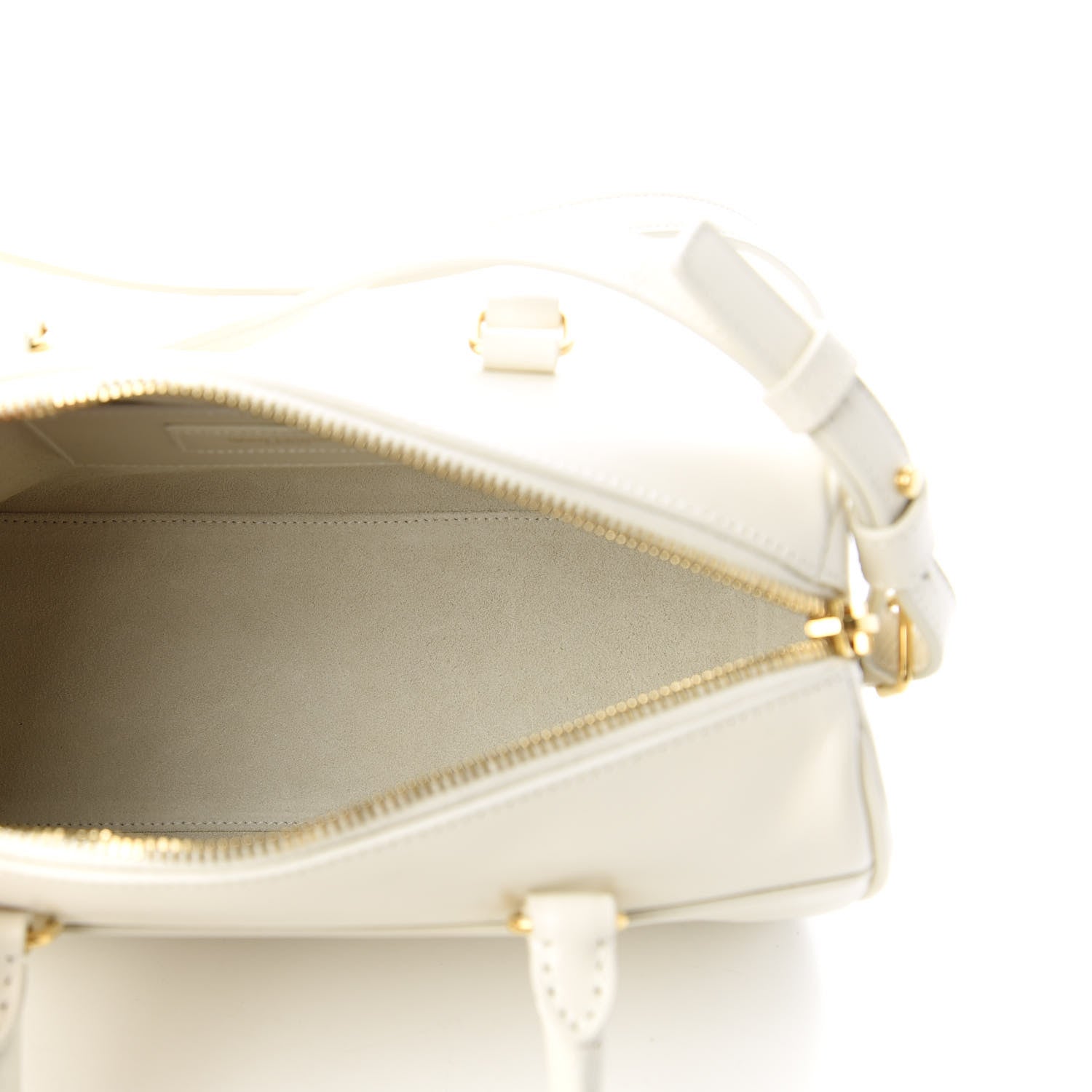 Saint Laurent Calfskin Classic Baby Duffle Dove White 5 of 11