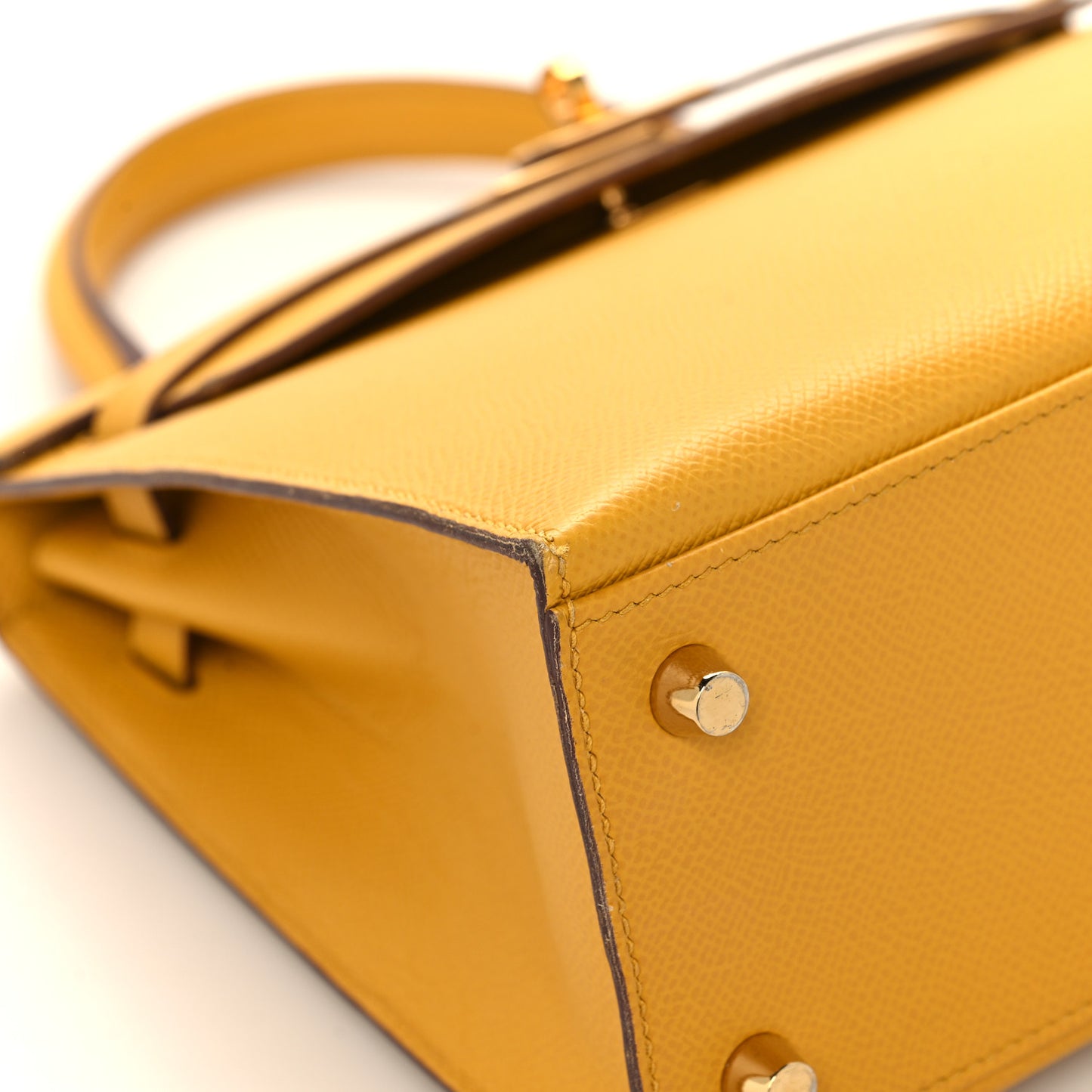 Epsom Kelly Sellier 25 Jaune Ambre