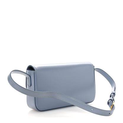 Celine Shiny Calfskin Triomphe Shoulder Bag California Blue 3 of 13