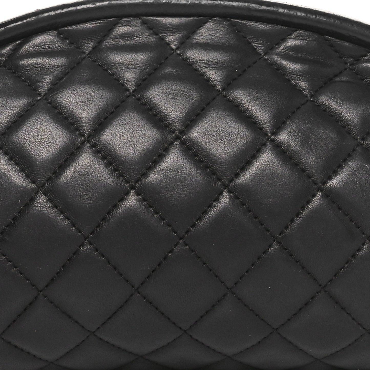 Lambskin Quilted Timeless Clutch Black