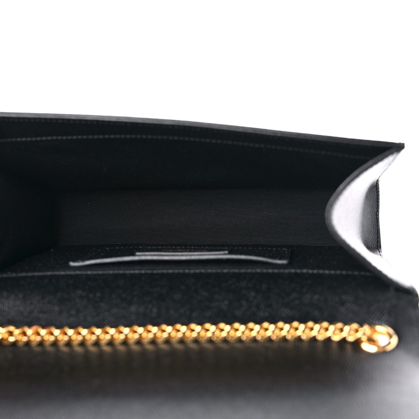 Grain De Poudre Medium Monogram Kate Satchel Black