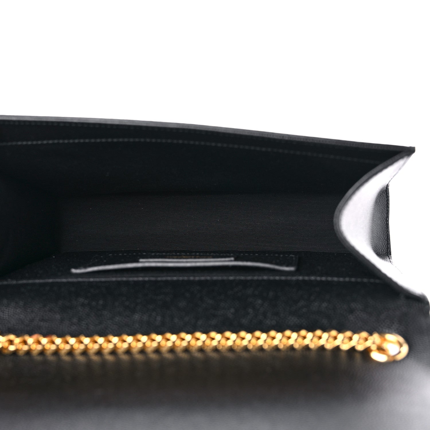 Saint Laurent Grain De Poudre Medium Monogram Kate Satchel Black 5 of 9