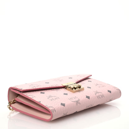 MCM Visetos Medium Patricia Wallet On Chain Soft Pink 4 of 11