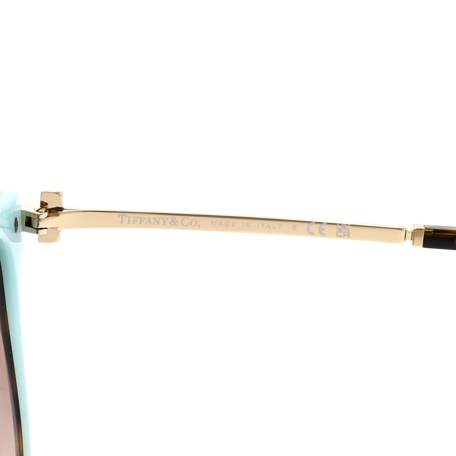 Tiffany Acetate Metal Crystal TF 4193-B Sunglasses Black Blue 5 of 7