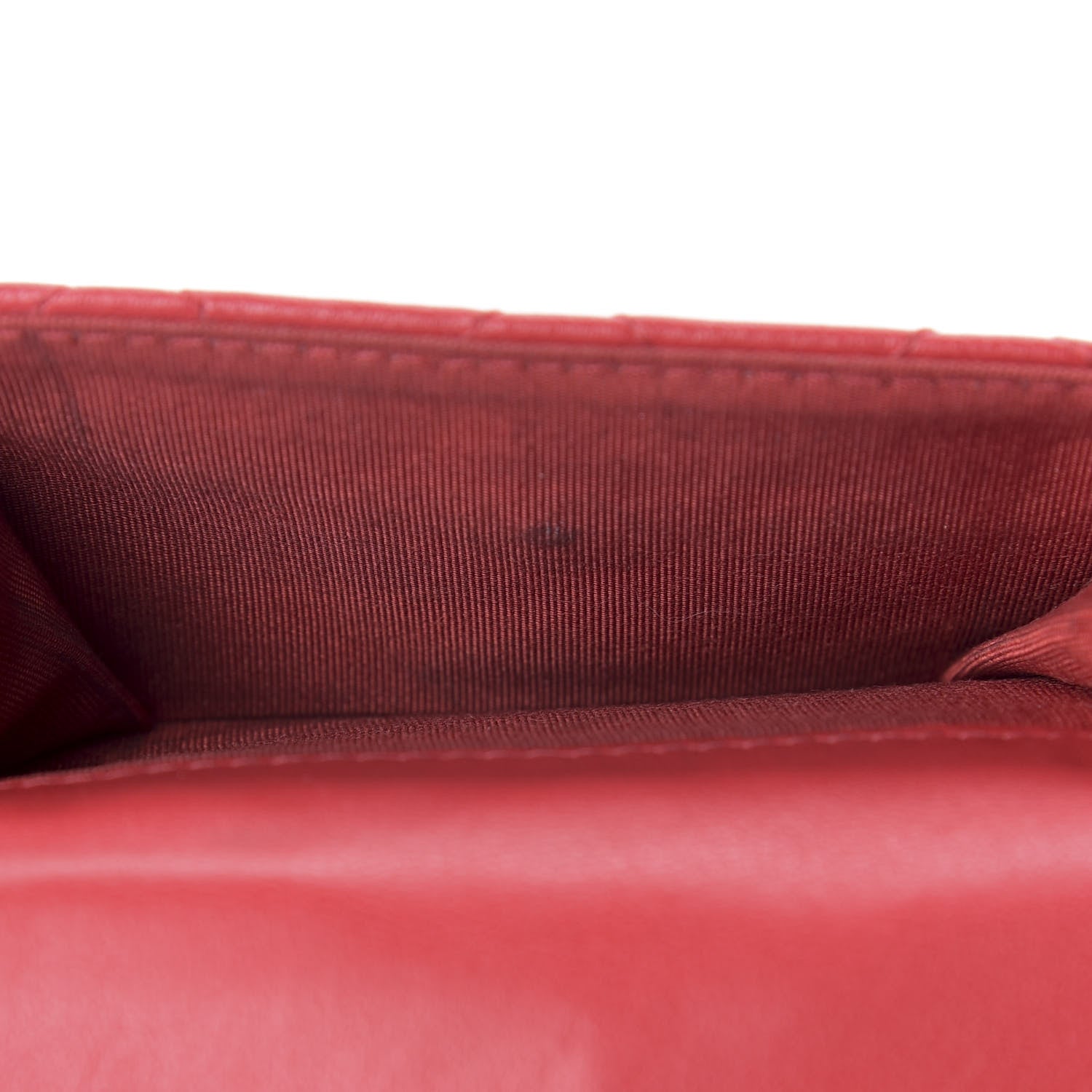 Chanel Lambskin Quilted Small 19 Flap Wallet Red 9 of 14