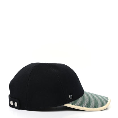 Hermes Cotton Tess Pop Cap 58 Bleu Minuit Marine 6 of 9