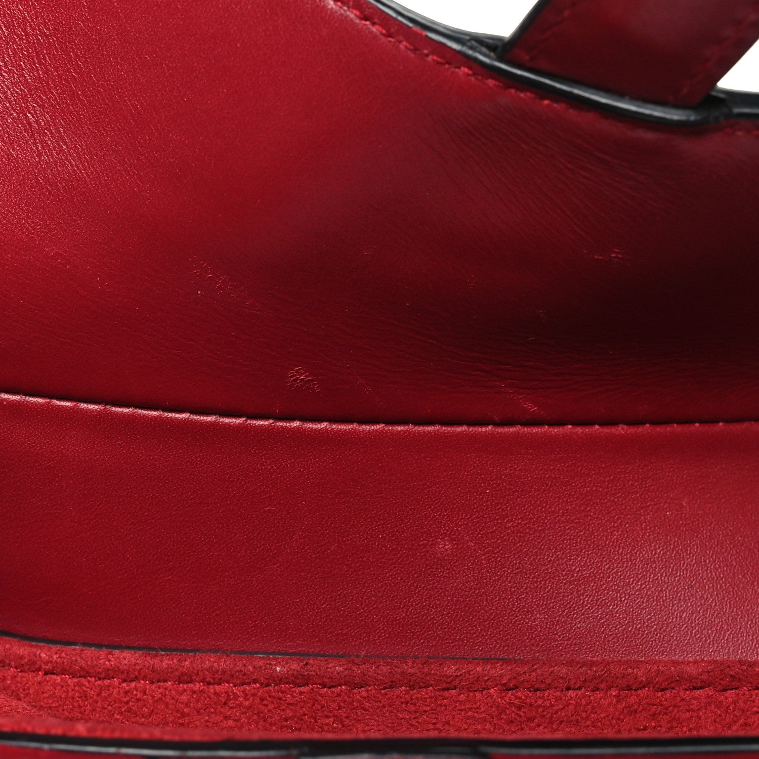 Christian Dior Calfskin Mini Saddle Bag Red 11 of 13