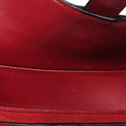 Christian Dior Calfskin Mini Saddle Bag Red 11 of 13