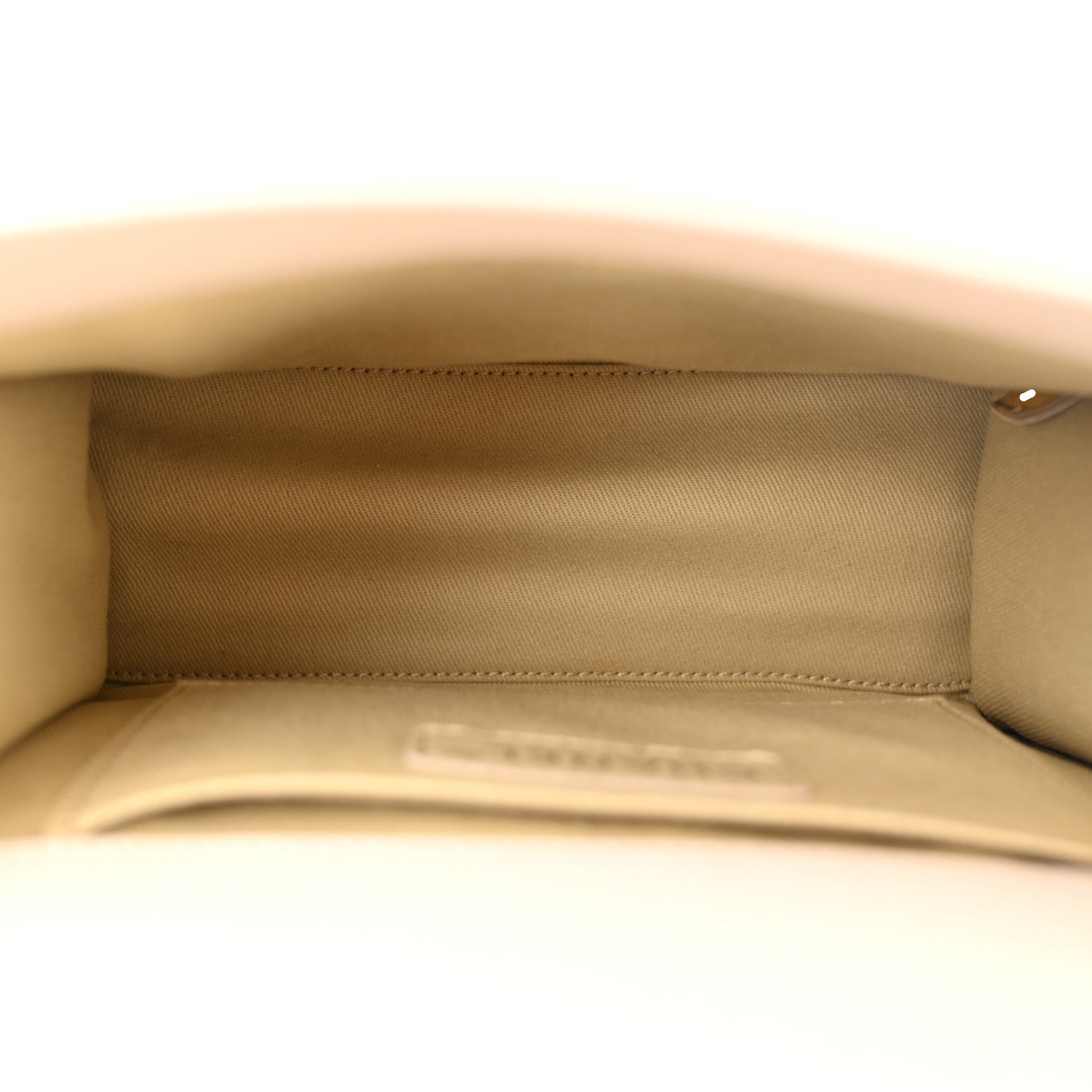 Chanel Goatskin Quilted Large Rita Top Handle Flap Beige 5 of 14