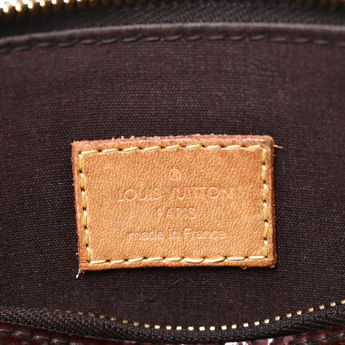Louis Vuitton Vernis Alma PM Amarante 6 of 9