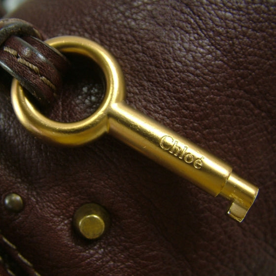 Chloe Leather Paddington Chocolat 6 of 12