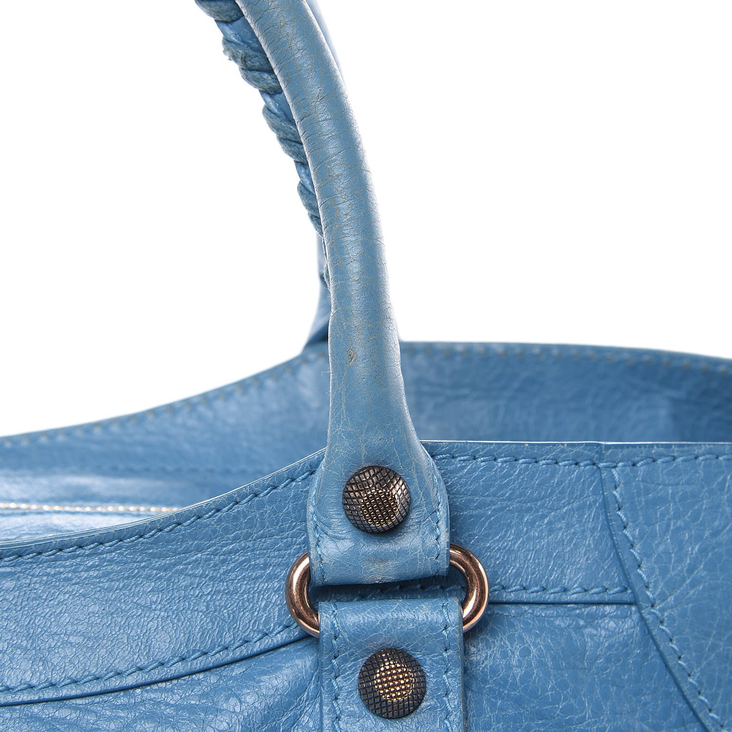 Balenciaga Agneau Giant 12 Gold Hardware Part Time Bleu Indigo 15 of 17