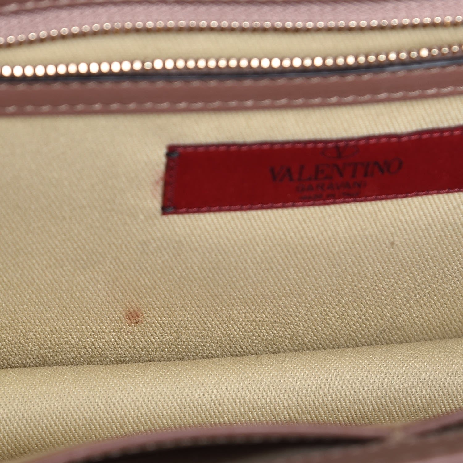 Valentino Garavani Vitello Medium Glam Lock Rockstud Flap Brownish 9 of 10