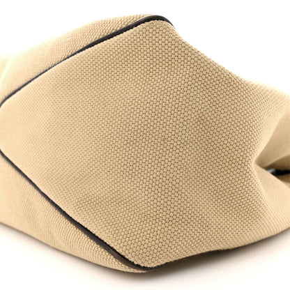 Gucci Canvas Wooden Handle Shoulder Bag Beige 10 of 12