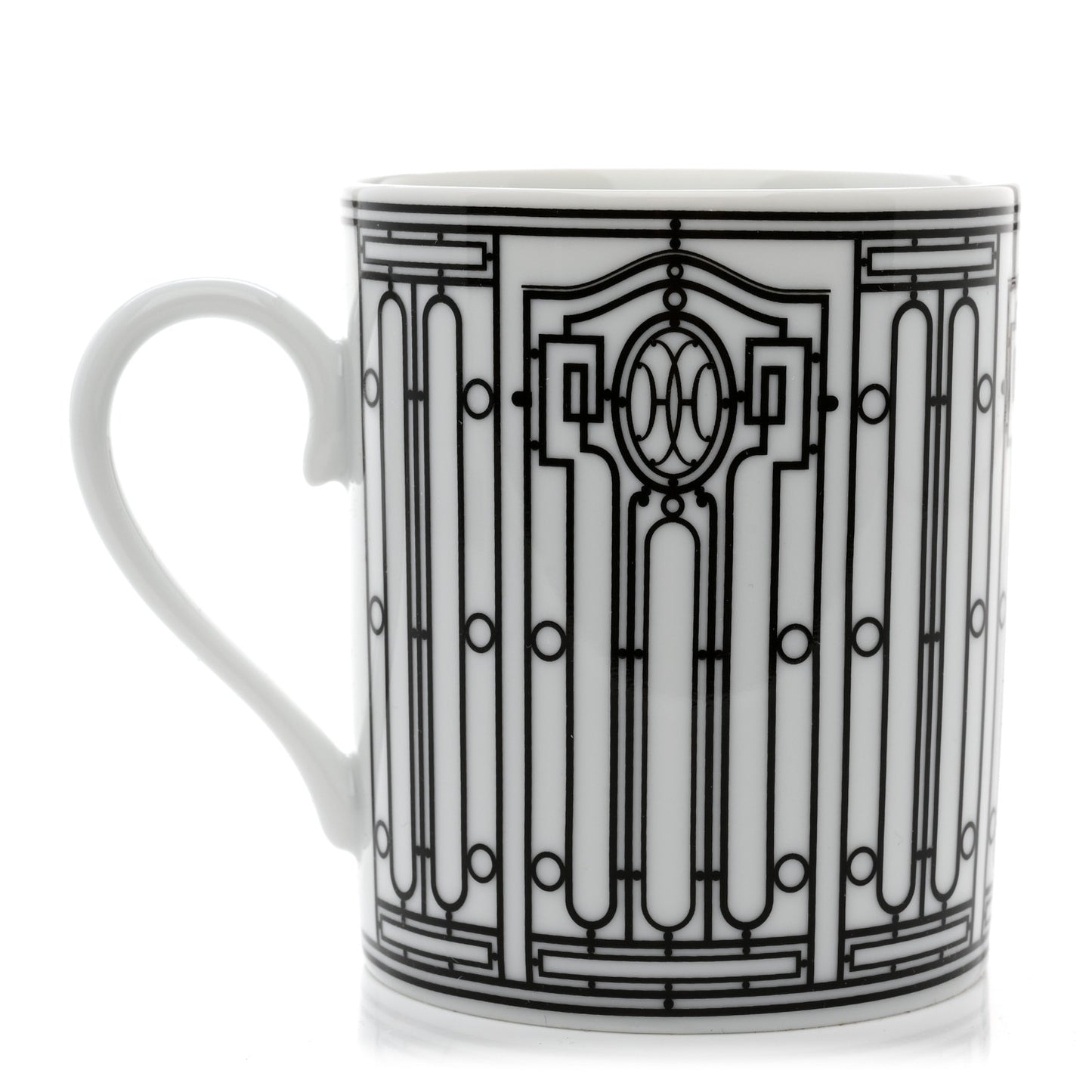 Porcelain H Deco Mug
