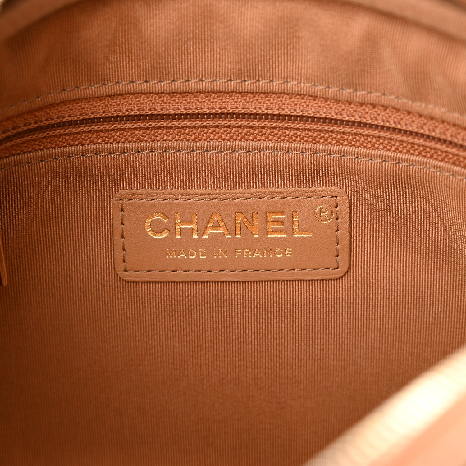 Chanel Caviar Quilted Coco Tassel Camera Case Beige 6 of 10