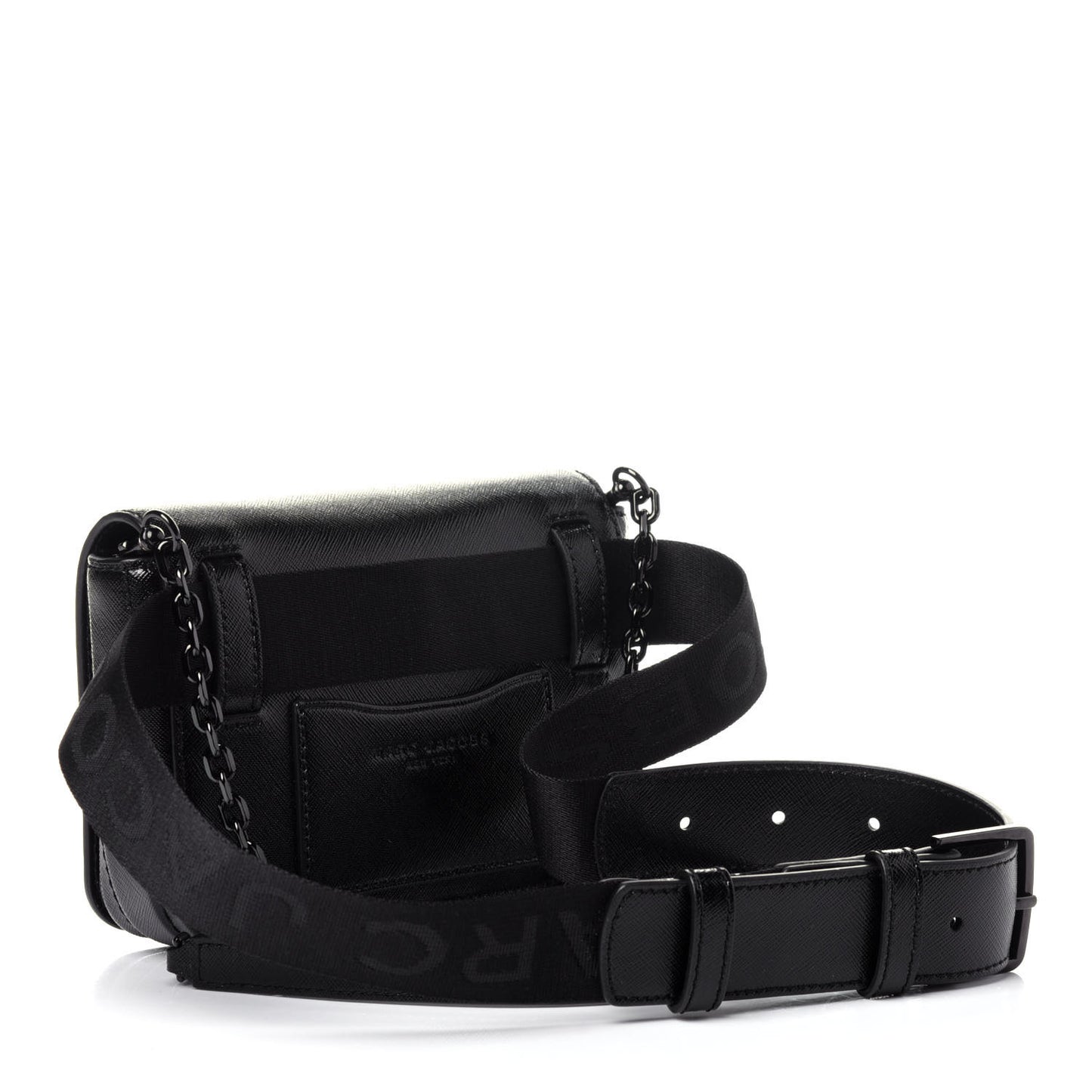Saffiano Hip Shot Belt Bag Black
