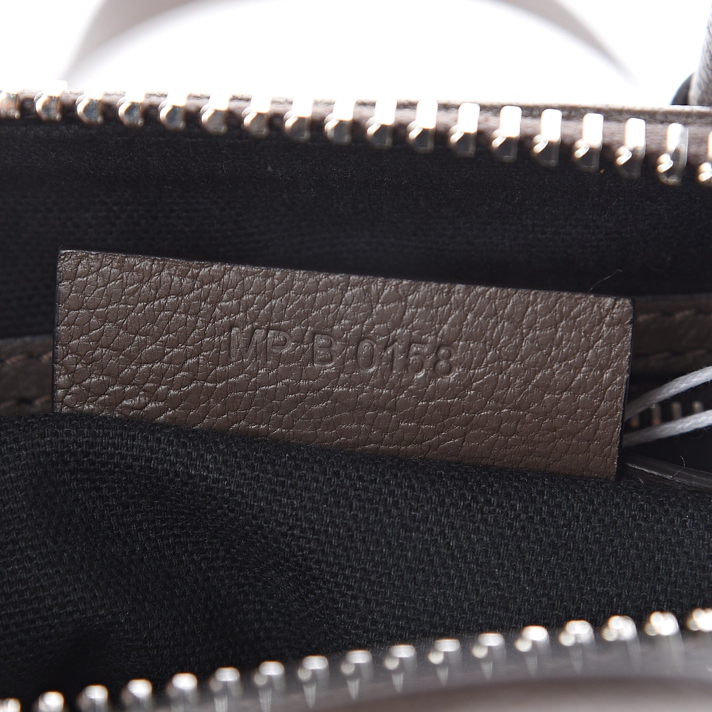 Sugar Goatskin Mini Antigona Heather Grey