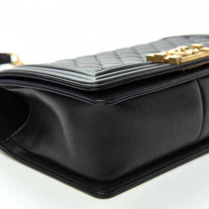 Chanel Calfskin Quilted Medium Boy Flap Black 6 of 10