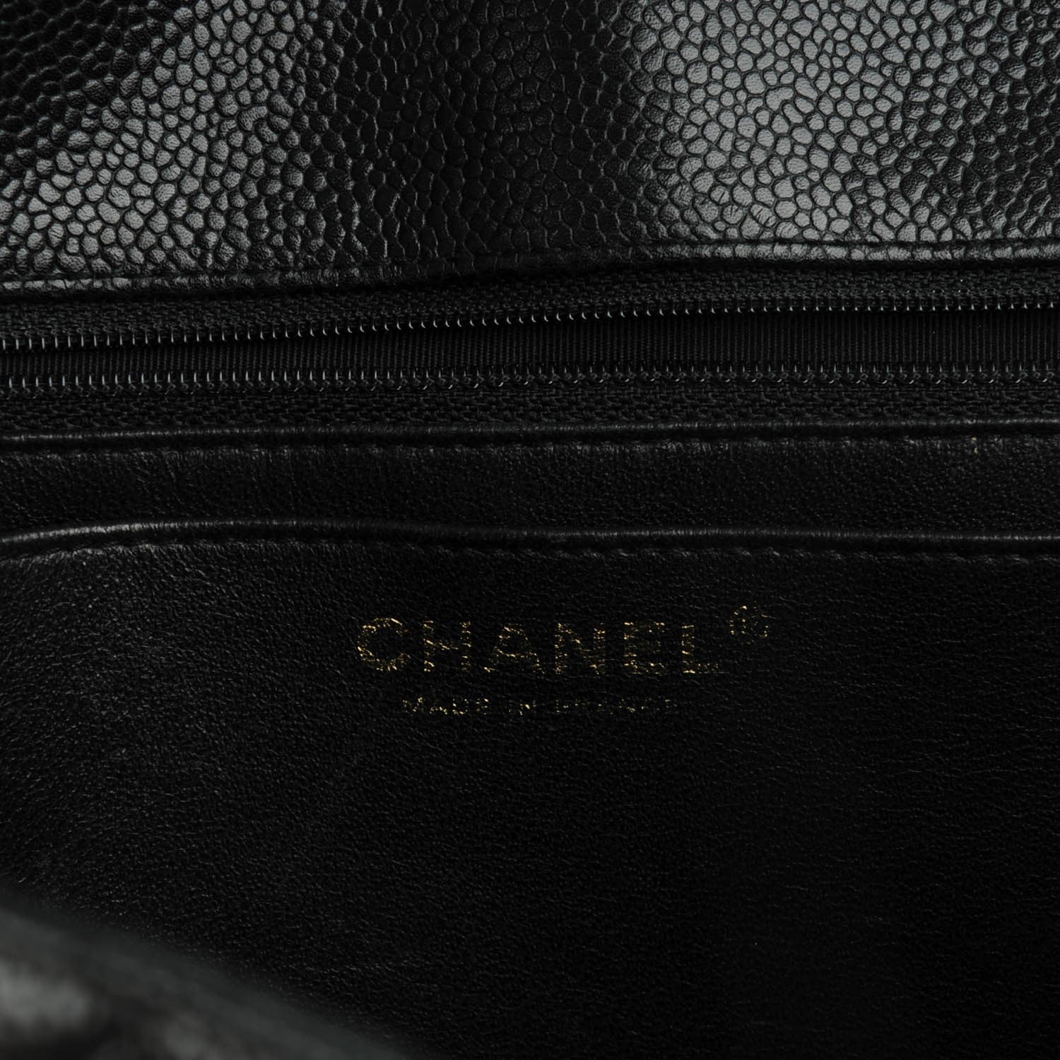 Chanel Caviar Quilted Jumbo Single Flap Black 7 of 8