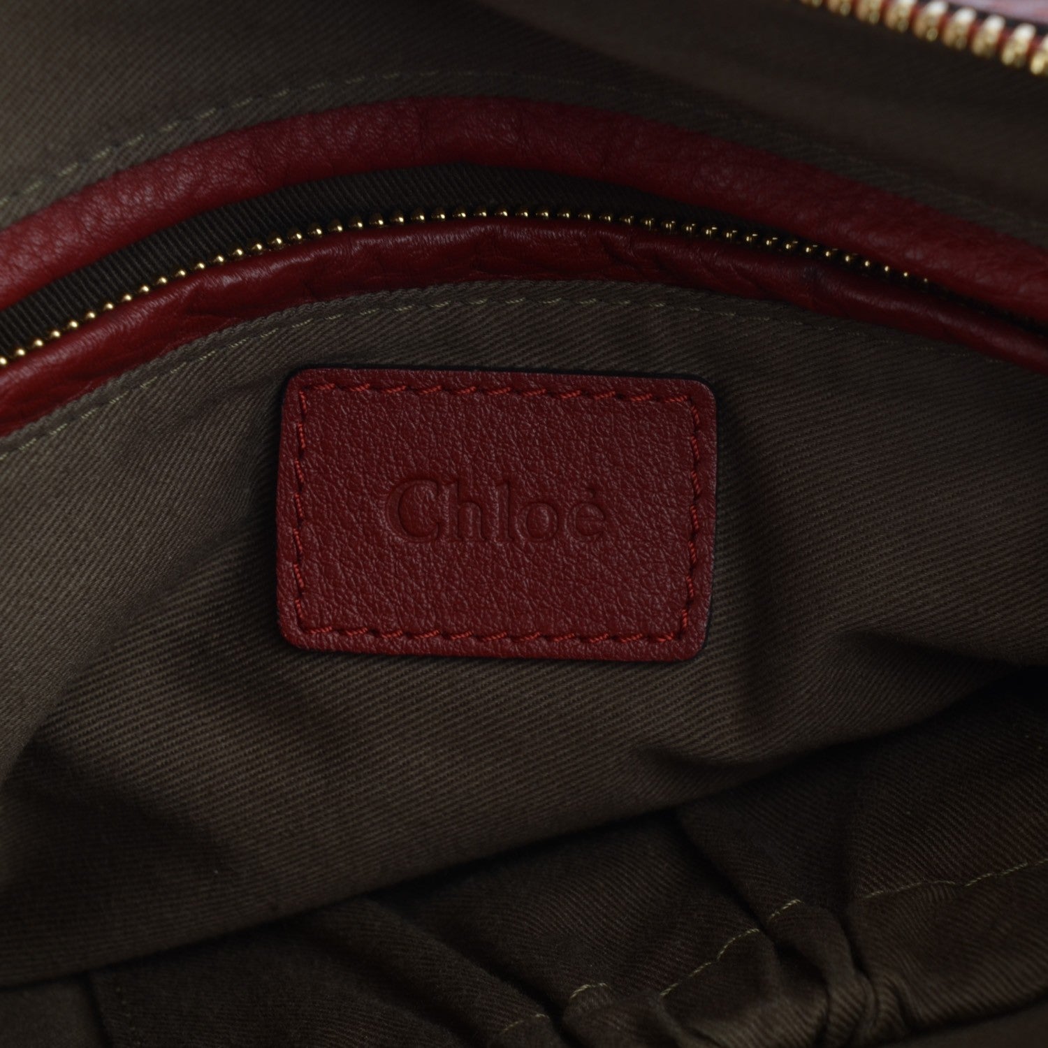 Chloe Calfskin Medium Marcie Satchel Garnet 6 of 8