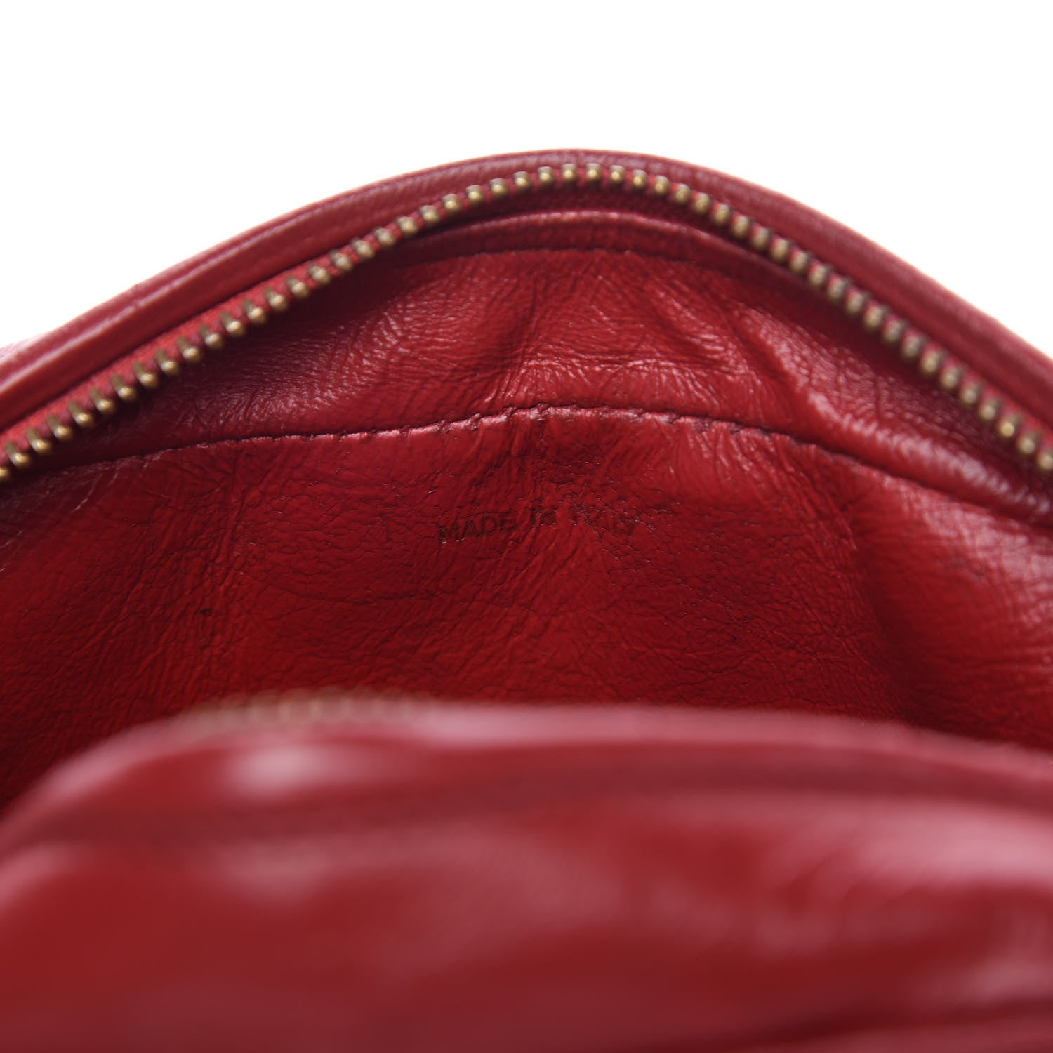 Chanel Lambskin Quilted Tassel Camera Case Red 10 of 11