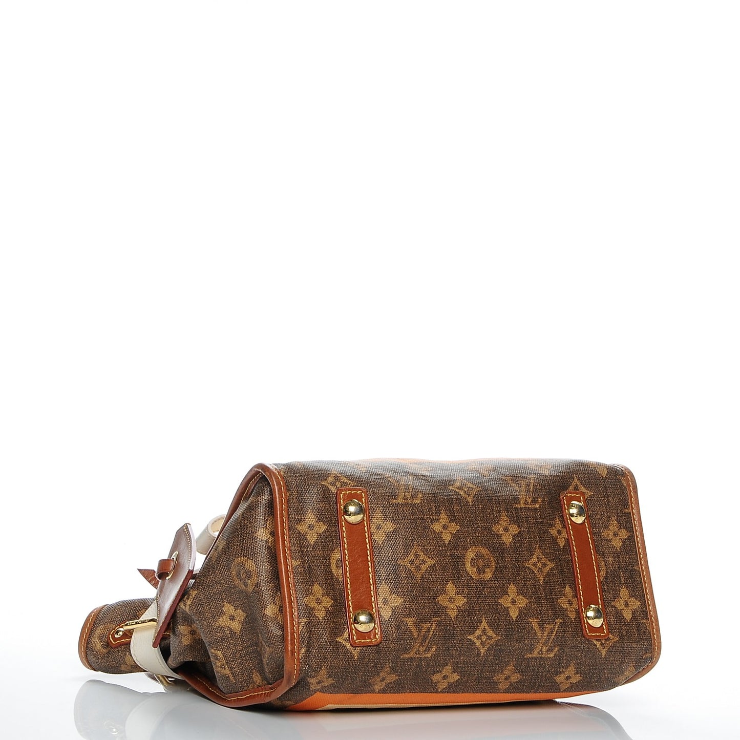 Monogram Rayures Tisse Sac PM