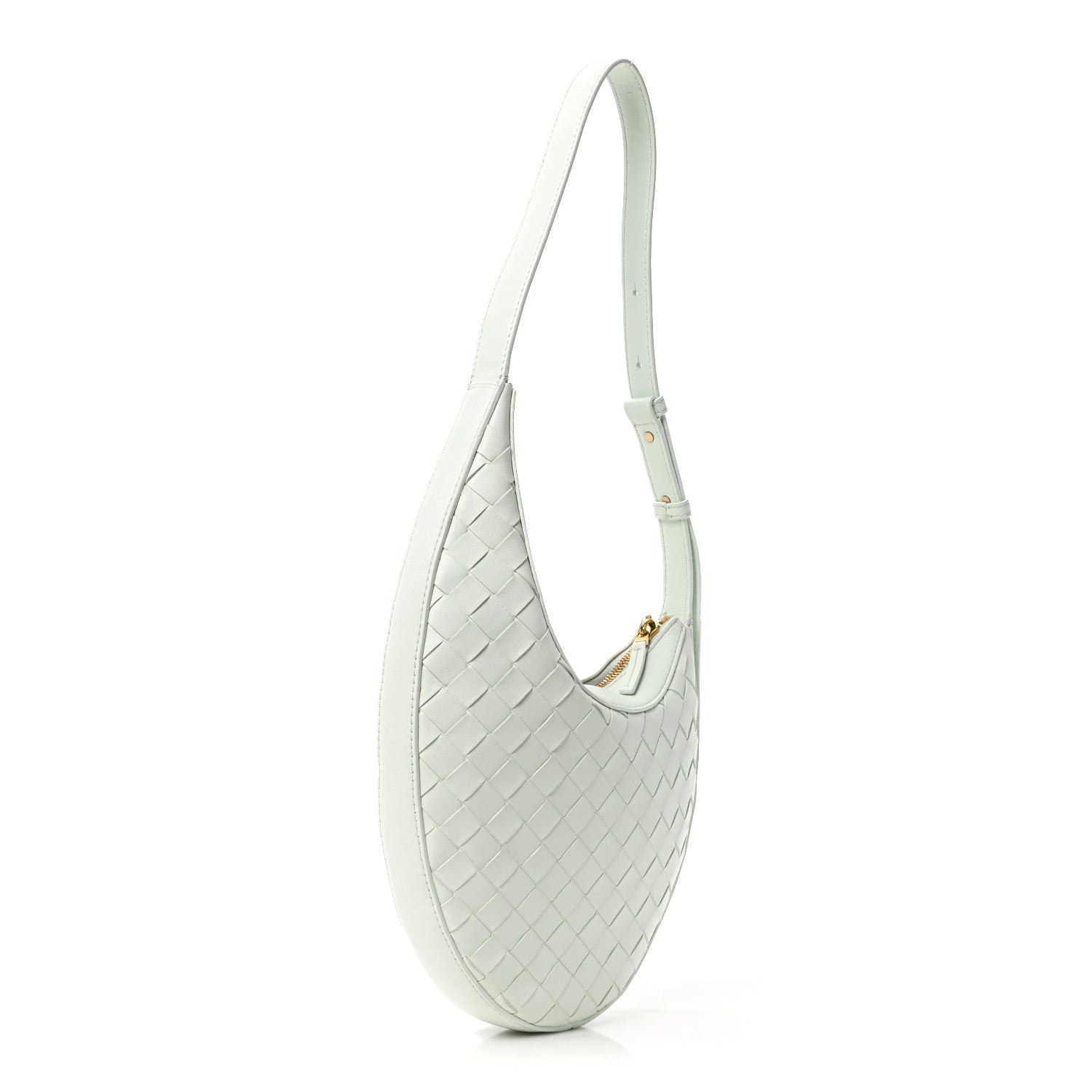 Bottega Veneta Nappa Intrecciato Small Drop Shoulder Bag Glacier 3 of 9
