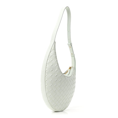 Bottega Veneta Nappa Intrecciato Small Drop Shoulder Bag Glacier 3 of 9