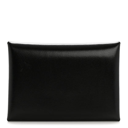 Hermes Box Calvi Duo Card Case Black 1 of 9