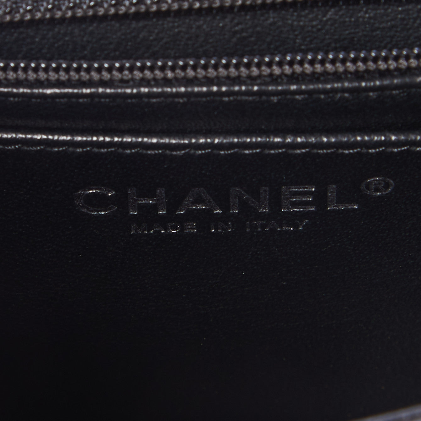 Lambskin Quilted Mini Square Flap Black