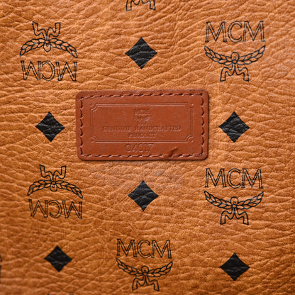 MCM Visetos Shoulder Bag Cognac 6 of 11