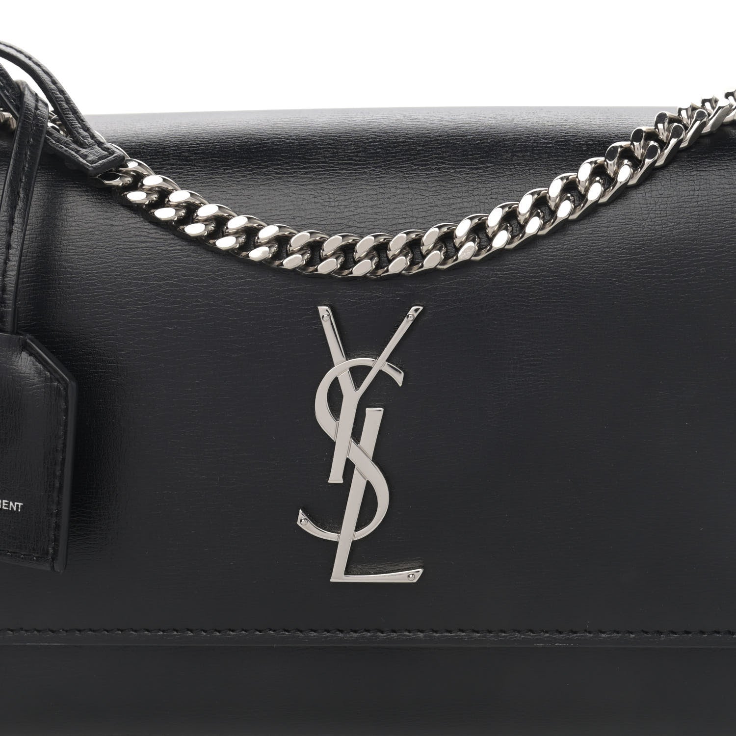 Saint Laurent Calfskin Medium Monogram Sunset Black 7 of 11