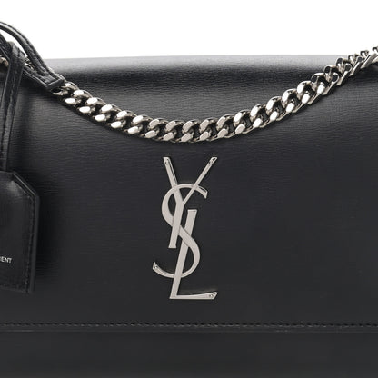 Saint Laurent Calfskin Medium Monogram Sunset Black 7 of 11