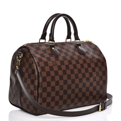 Louis Vuitton Damier Ebene Speedy Bandouliere 30 4 of 8