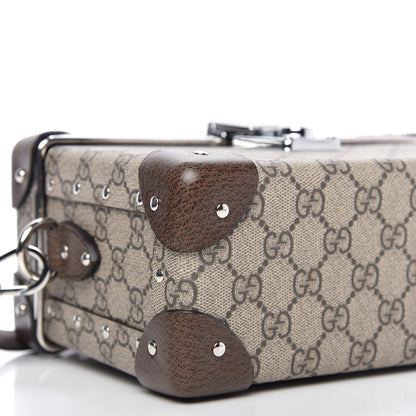 Gucci GG Supreme Monogram Globe-Trotter Beauty Case Brown 6 of 10