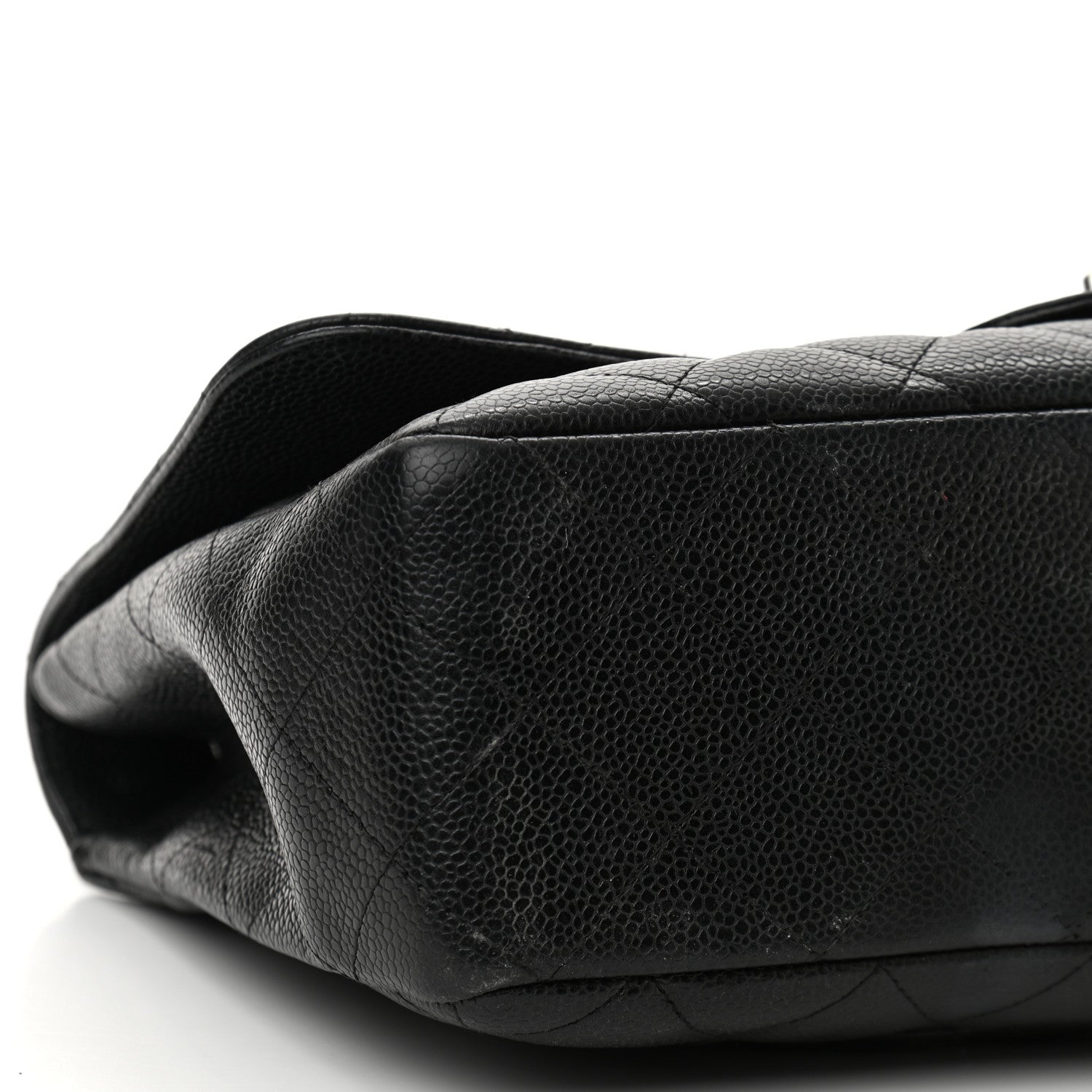 Chanel Caviar Quilted Jumbo Single Flap Black 9 of 20