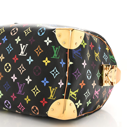 Louis Vuitton Monogram Multicolor Speedy 30 Black 9 of 10