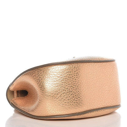 Chloe Metallic Grained Goatskin Nano Drew Shoulder Bag Abstract Gold 4 of 8