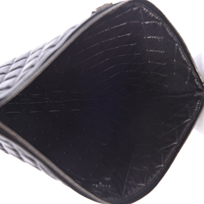 Chanel Caviar Quilted Large Boy Cosmetic Case Black 5 of 11