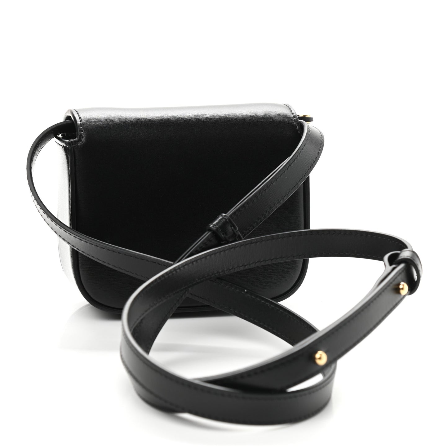 Shiny Calfskin Mini Triomphe Black